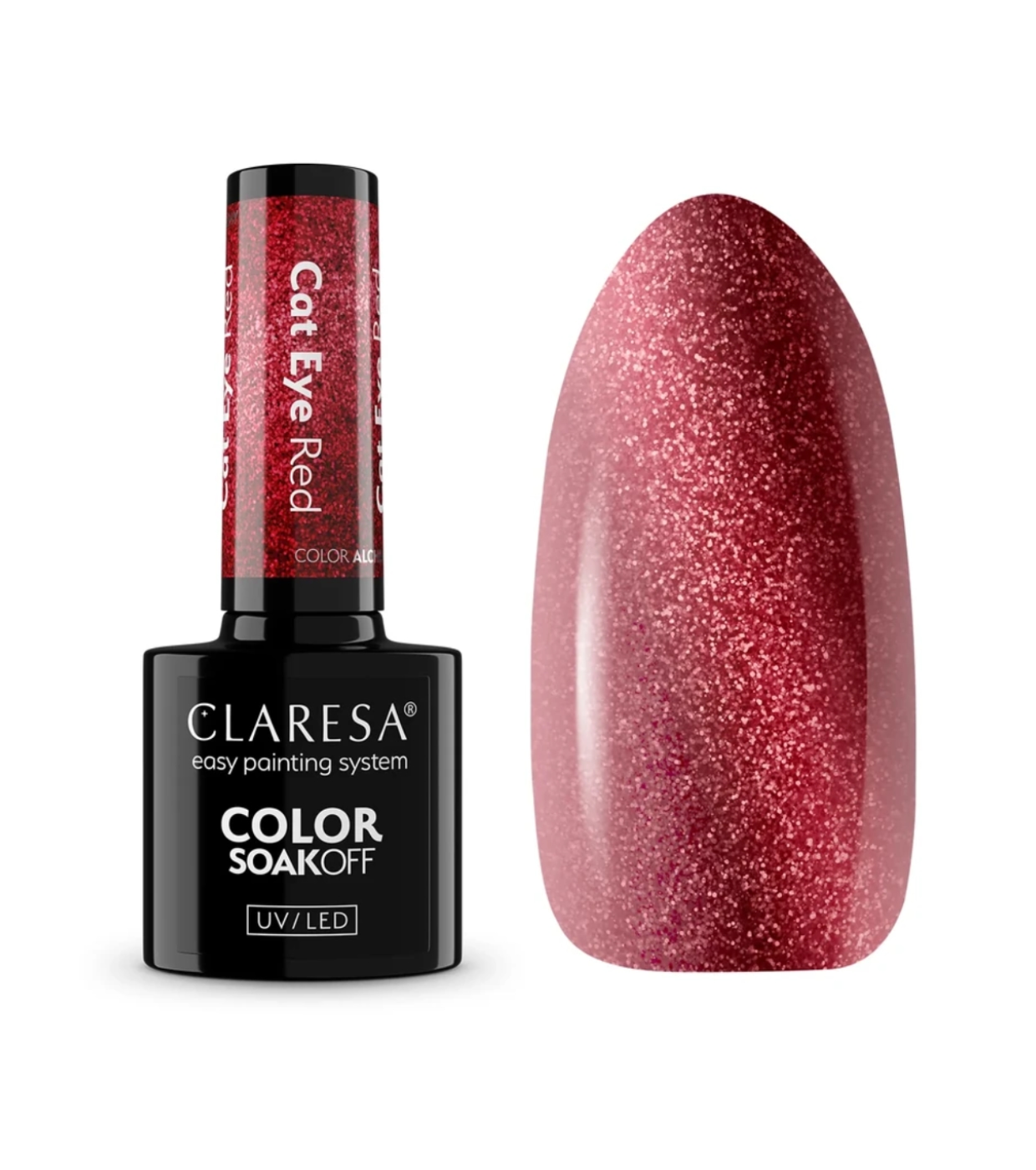 Claresa - *Cat Eye* - Esmalte semipermanente Soak off - Red