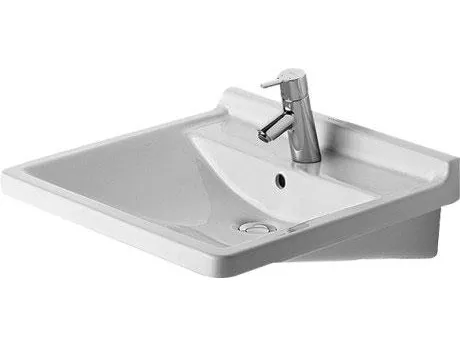 Duravit 0309600000, Top-monteret vask, Keramisk, Hvid, 600 mm
