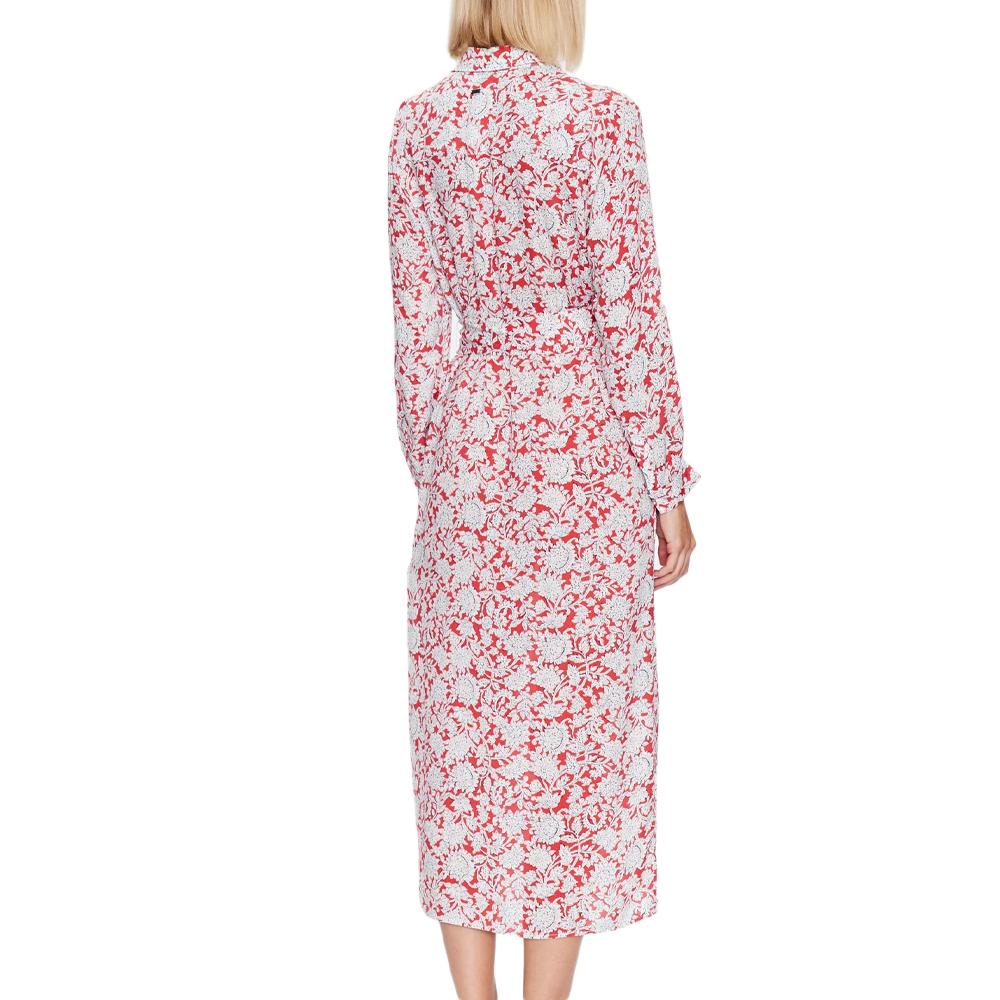 Pepe jeans Robe Rouge à Motifs Femme Pepe jeans Perah