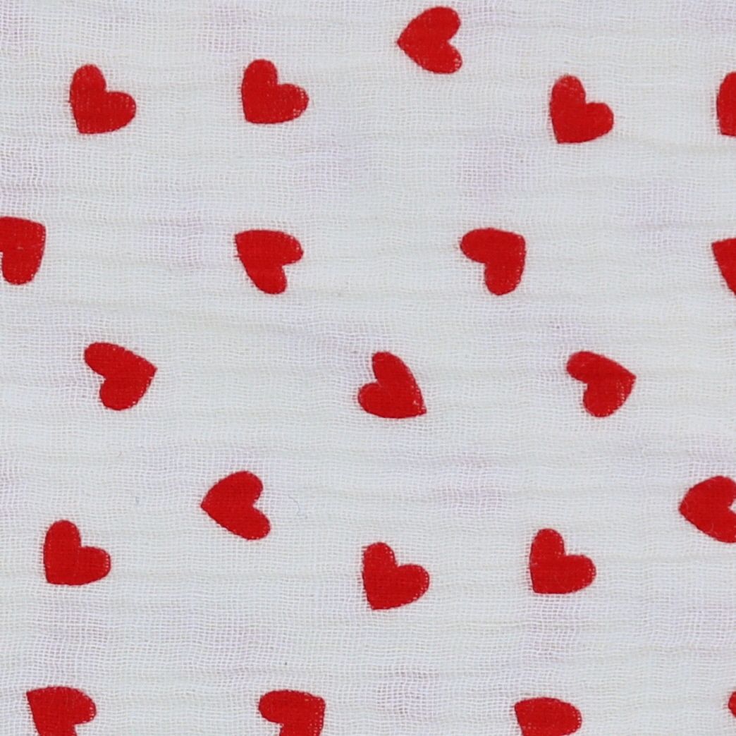 Lange coeurs rouge - Lapin d'amour