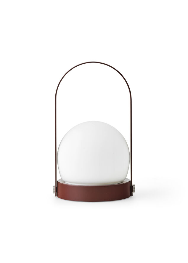Audo Copenhagen Carrie Portable Table Lamp Burned red