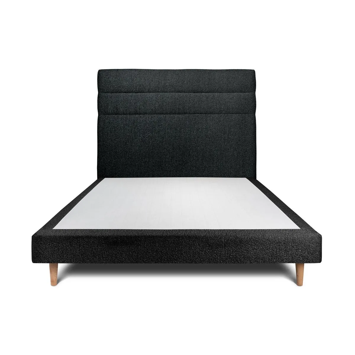 Lit Sommeil de plomb - 140x190 cm - Noir