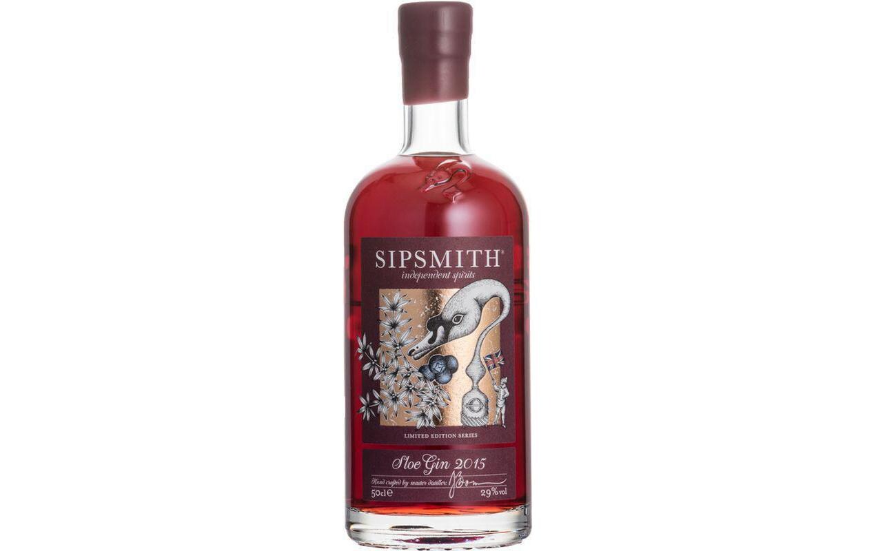 Sipsmith Sloe Gin 29.0% 0.5 lHandgefertigte Spirituosen Spezialität auf Basis von Wacholder