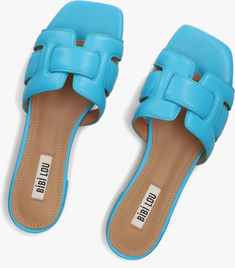 blauwe bibi lou slippers 760z10vk