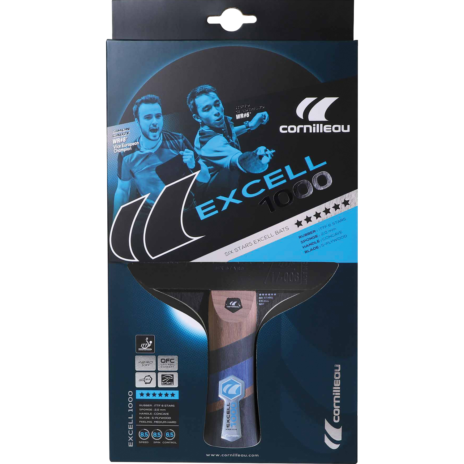 Cornilleau Excell 1000 tafeltennisbat