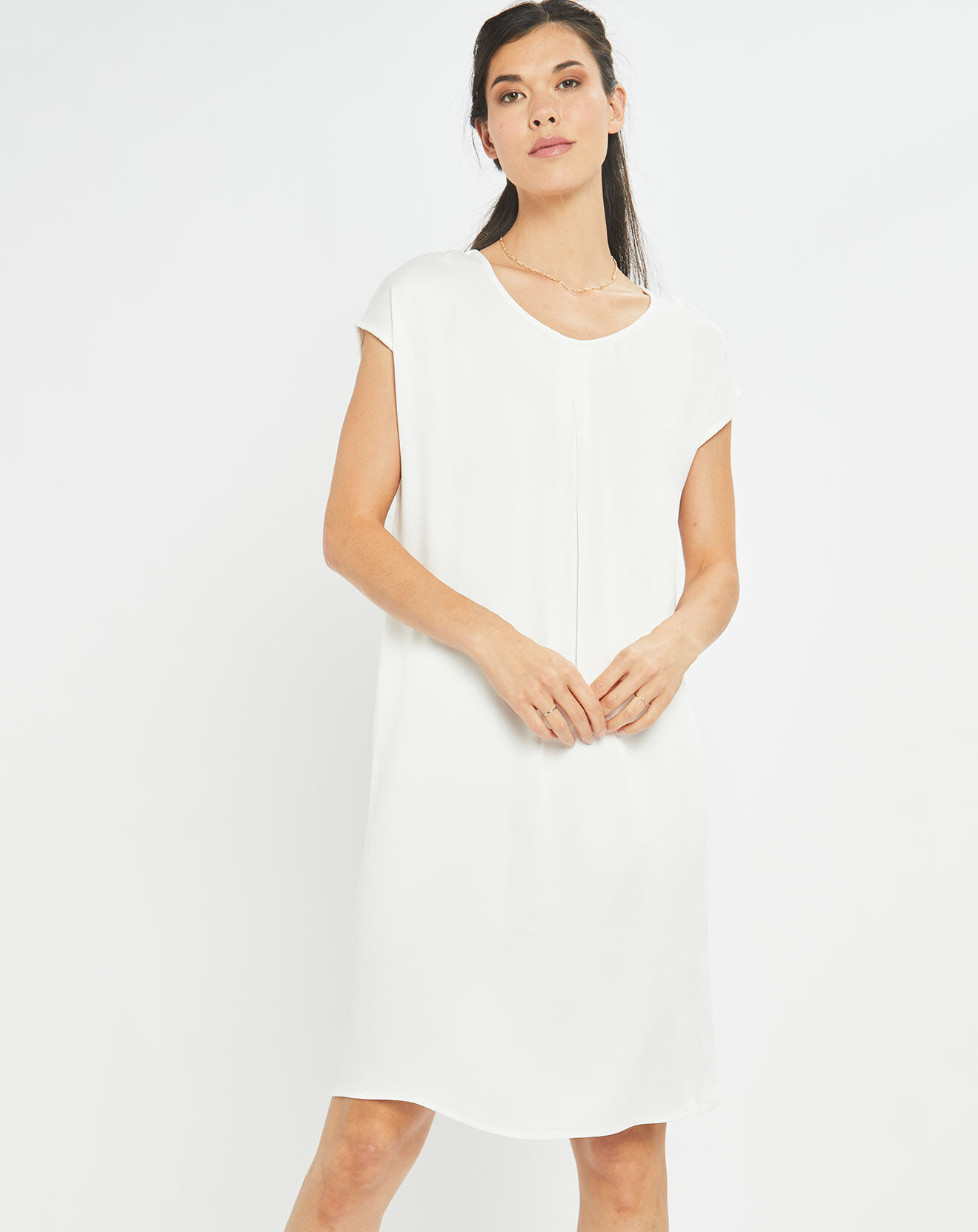 Lauren Vidal Robe Olsen blanche