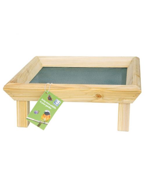 Wildbird Voedertafel Staand - Voederhuis - 35x35x14 cm 680 g Houtkleur