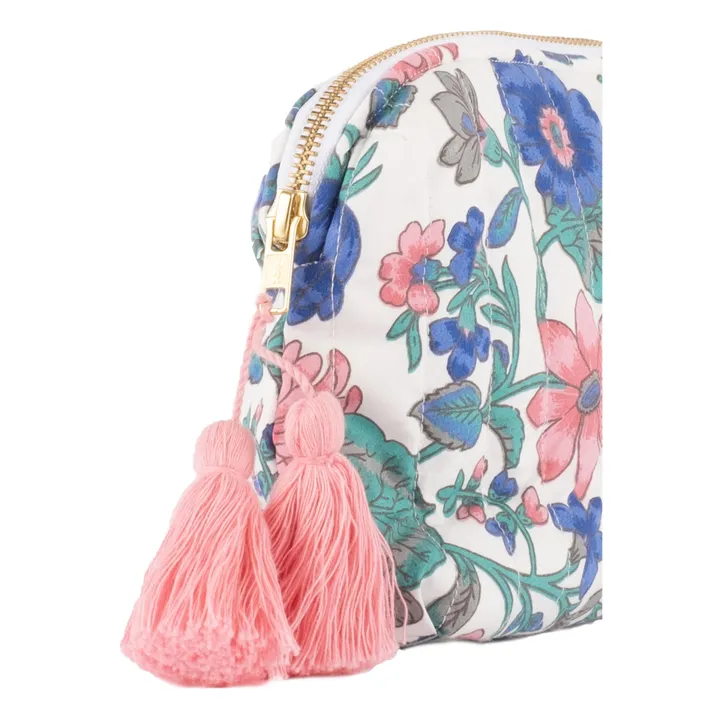 Louise Misha Pochette Teiki en coton bio | Bleu