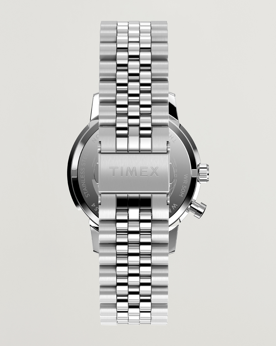 Timex Marlin Moon Phase Quartz Steel 40mm Blue Dial