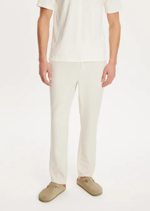 Straight leg pantalon off-white (CREME.L)