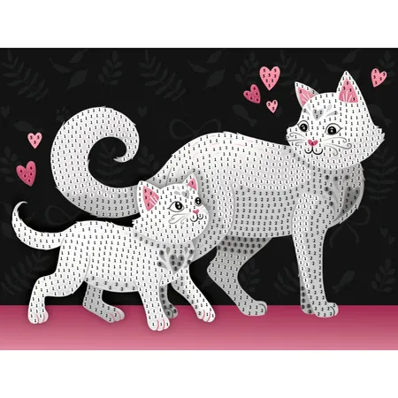 Coppenrath Verlag Diamond Painting - Cat (100% selbst gemacht)