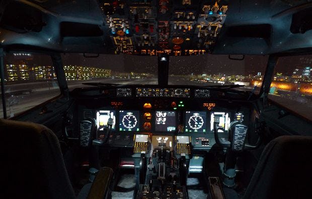 Flugsimulator  Boeing 737 fliegen in Berlin