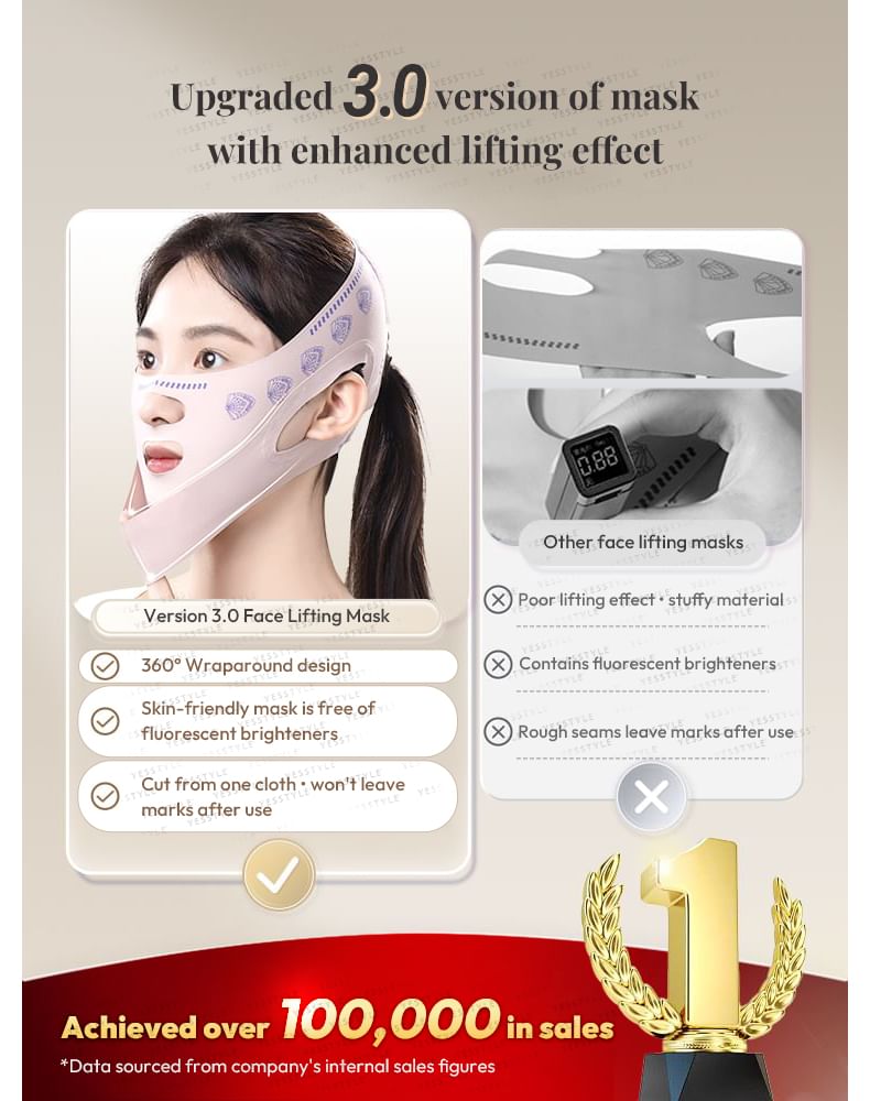 SIMBLER - V-lijn gezichtsliftmasker (verschillende ontwerpen) / set