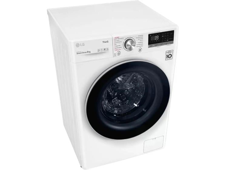 LG Waschmaschine F4WV709P1E Links Frontloader mit 9 kg Ladekapazität
