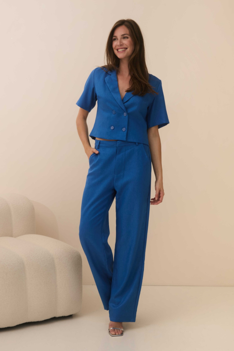 Lofty Manner blauwe dames broek