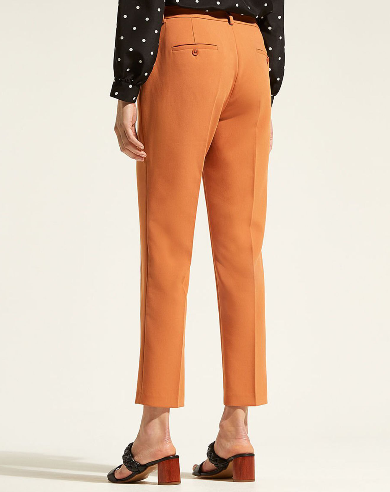 Jodhpur Pantalon Cigarette à pinces Mini camel