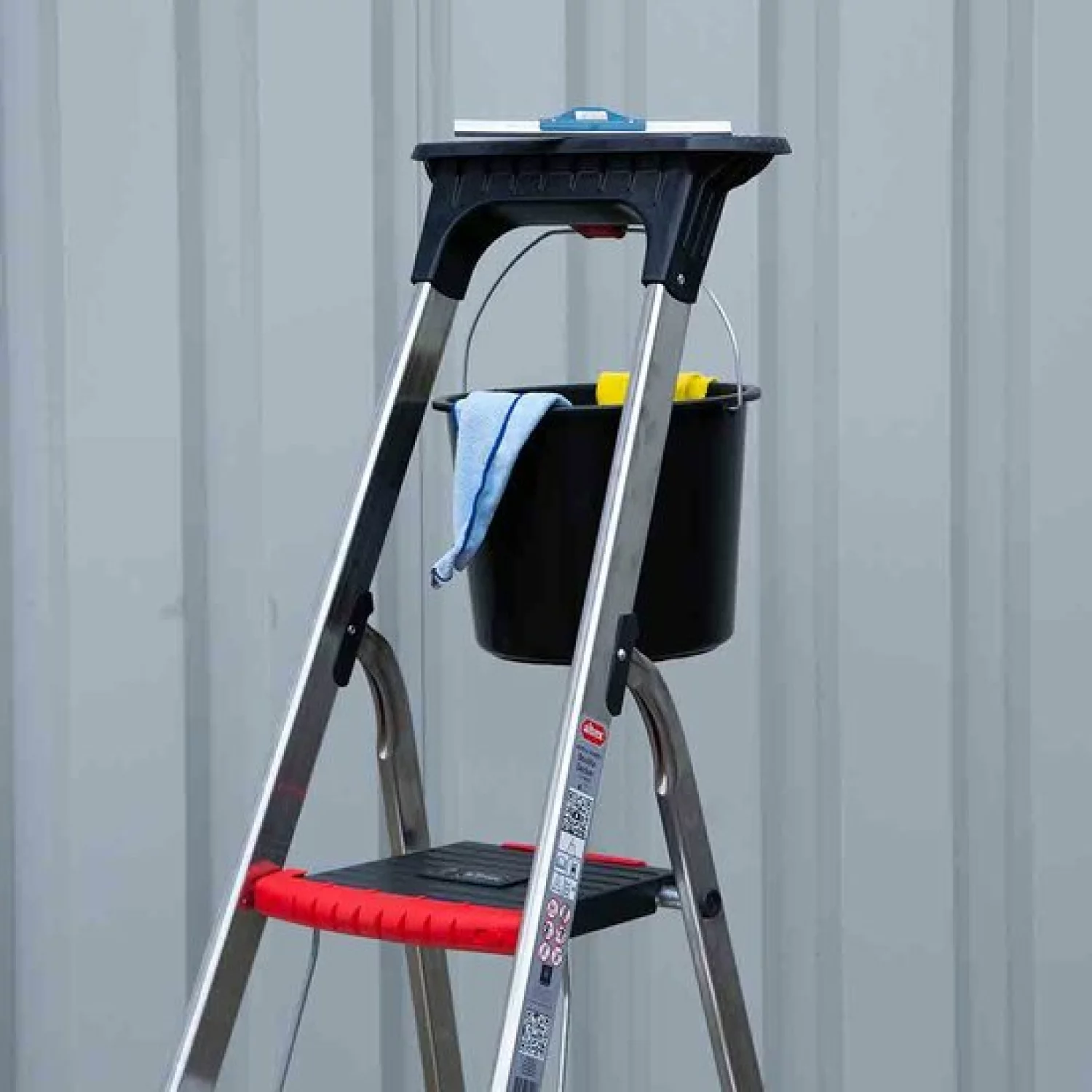Altrex Double Decker Huishoudtrap - Aluminium - 8 treden - max. werkhoogte 3.70 m.