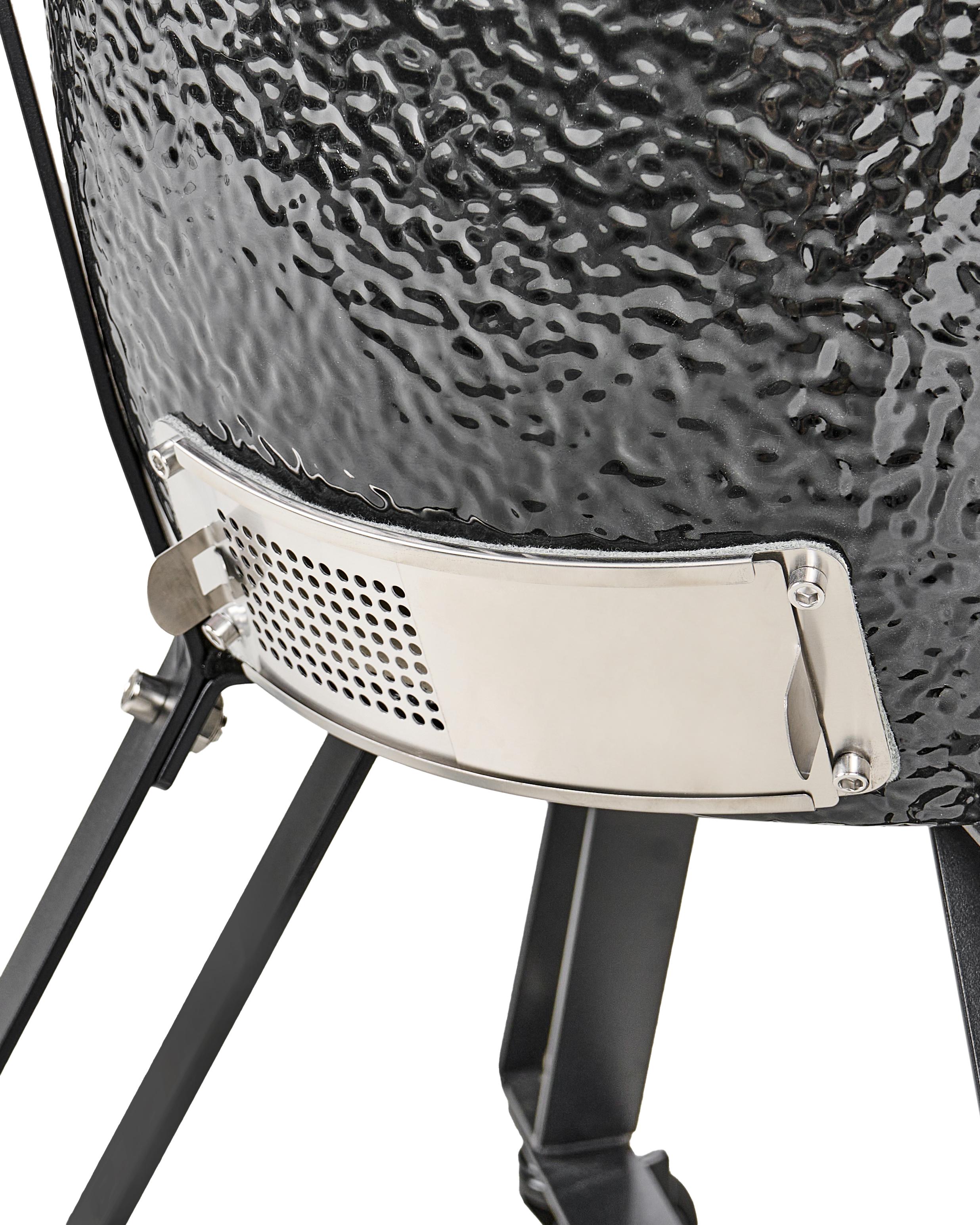 Houtskoolgrill voor buiten KAMADO Keramiek Zwart