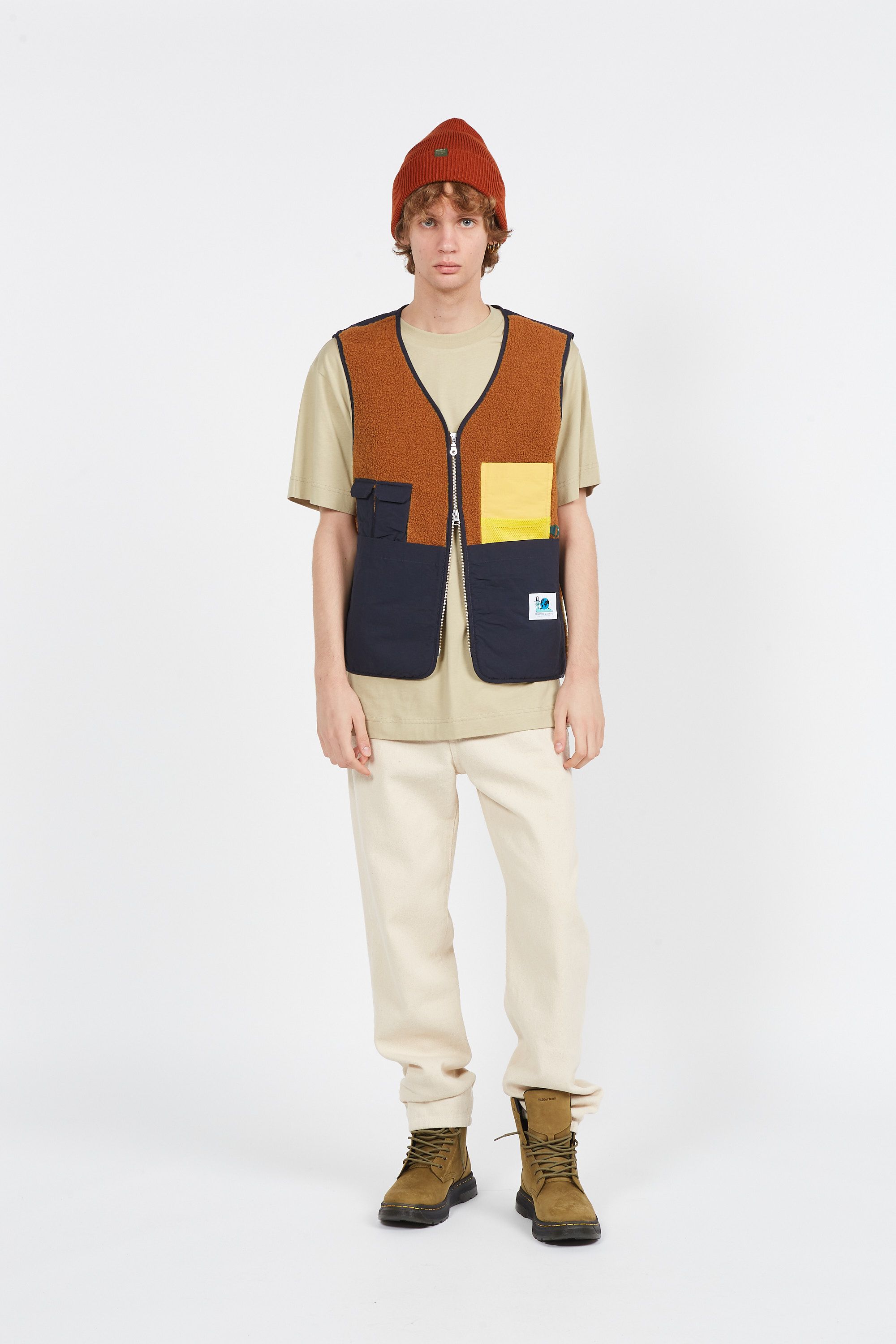 EDMMOND STUDIOS Veste  SHEARLING VST Marron