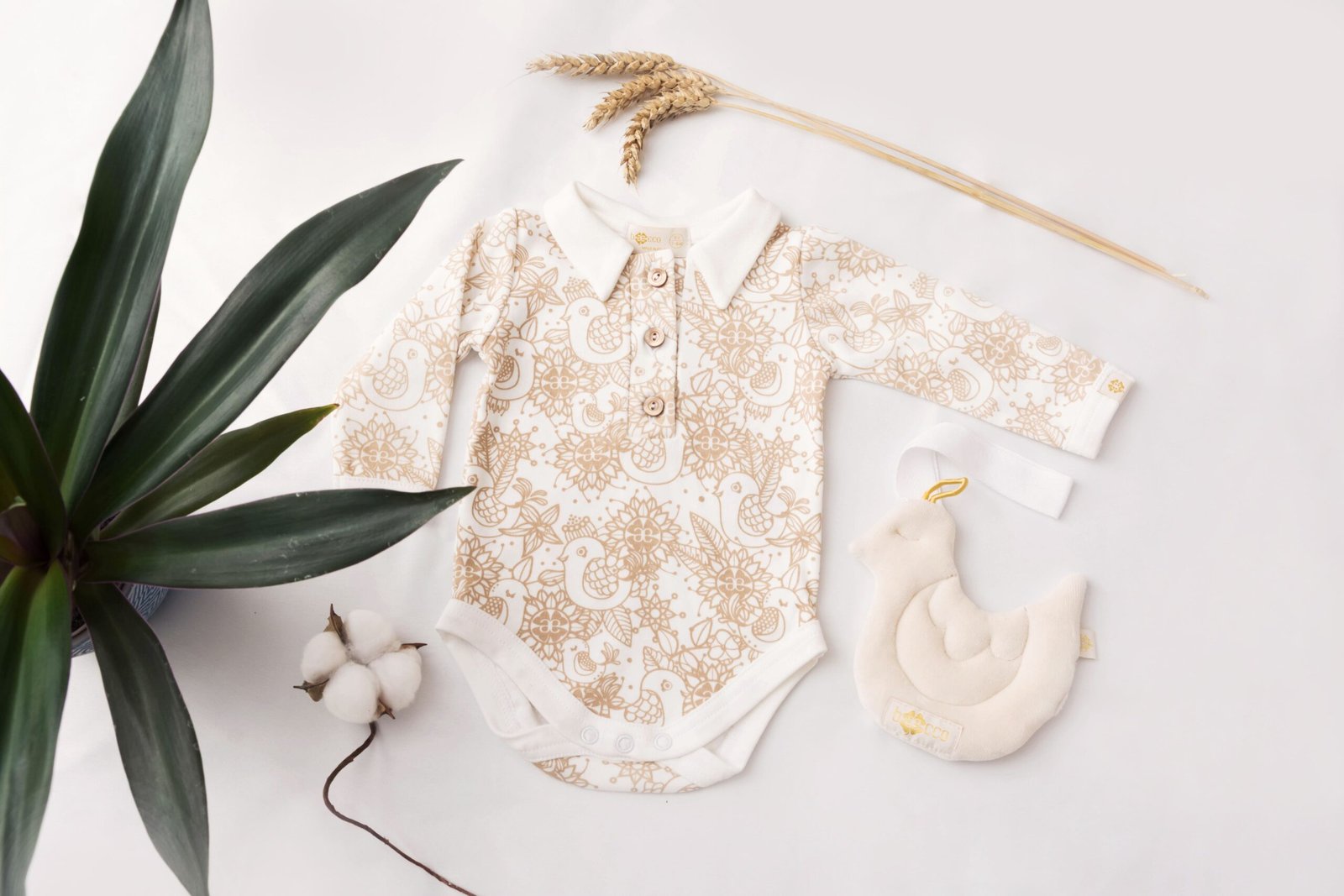 Buy Baby Boy Bodysuit with Collar | Made with 100% Cotton