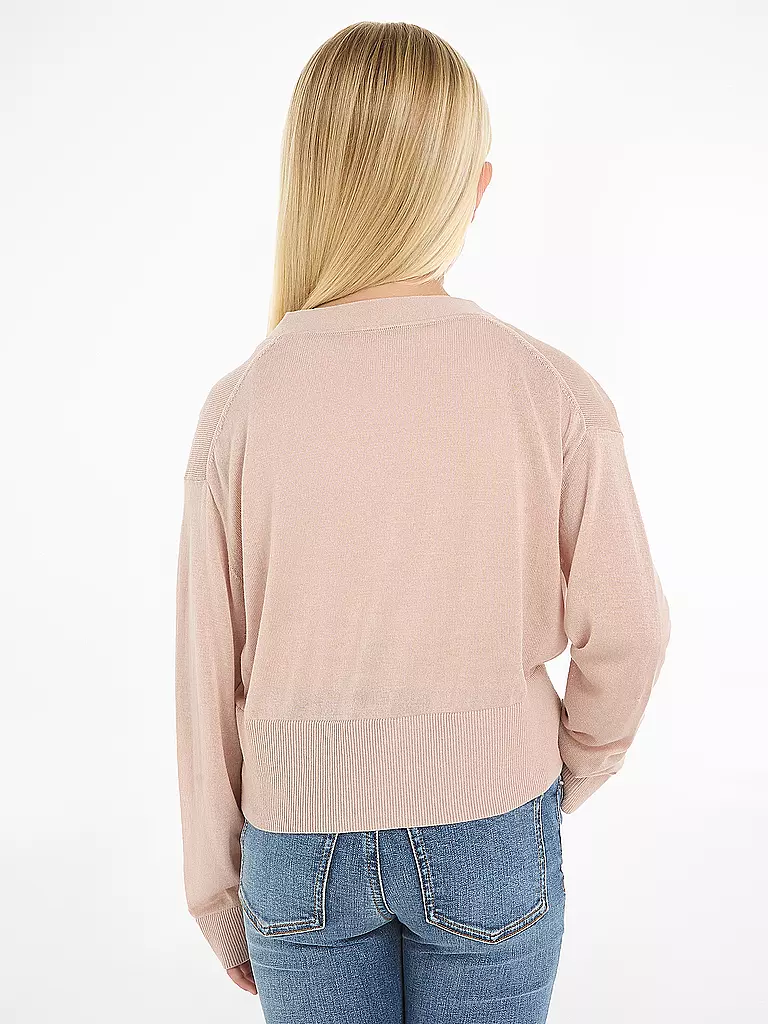 CALVIN KLEIN JEANS Mädchen Cardigan  rosa