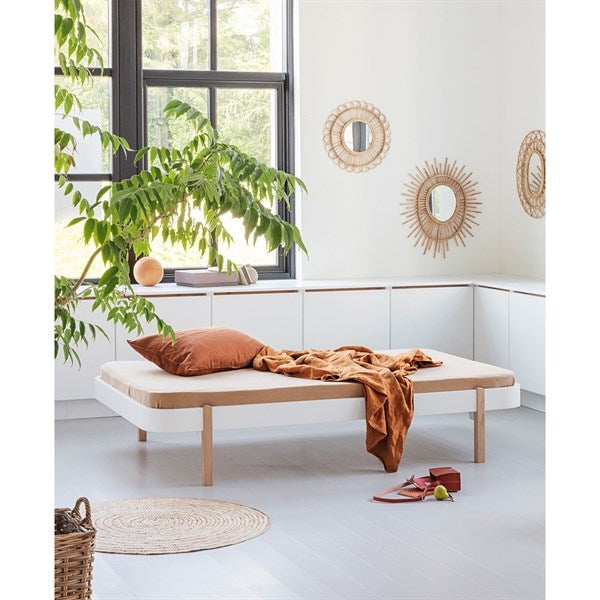 Køb Oliver Furniture Wood Lounger Seng Hvid
