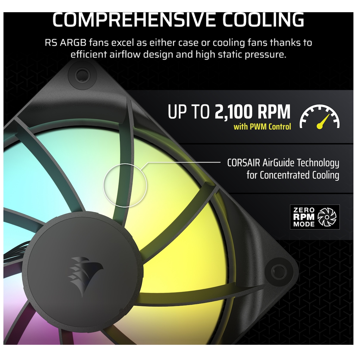 Corsair RS120 ARGB 120mm PWM vifte