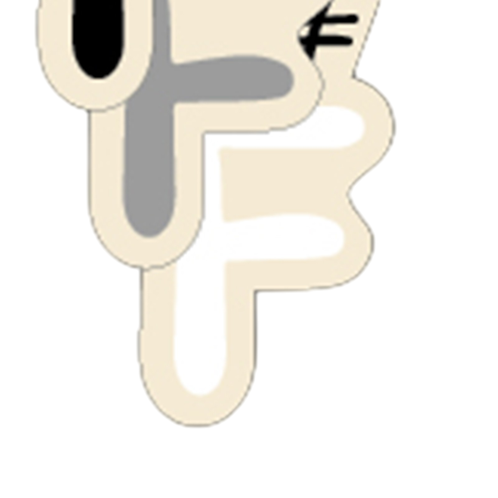 Buchstaben klein F
