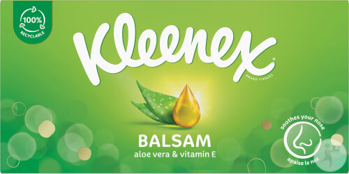 Kleenex Balsam Aloe Vera Et Vitamine E Mouchoirs 64 Pièces