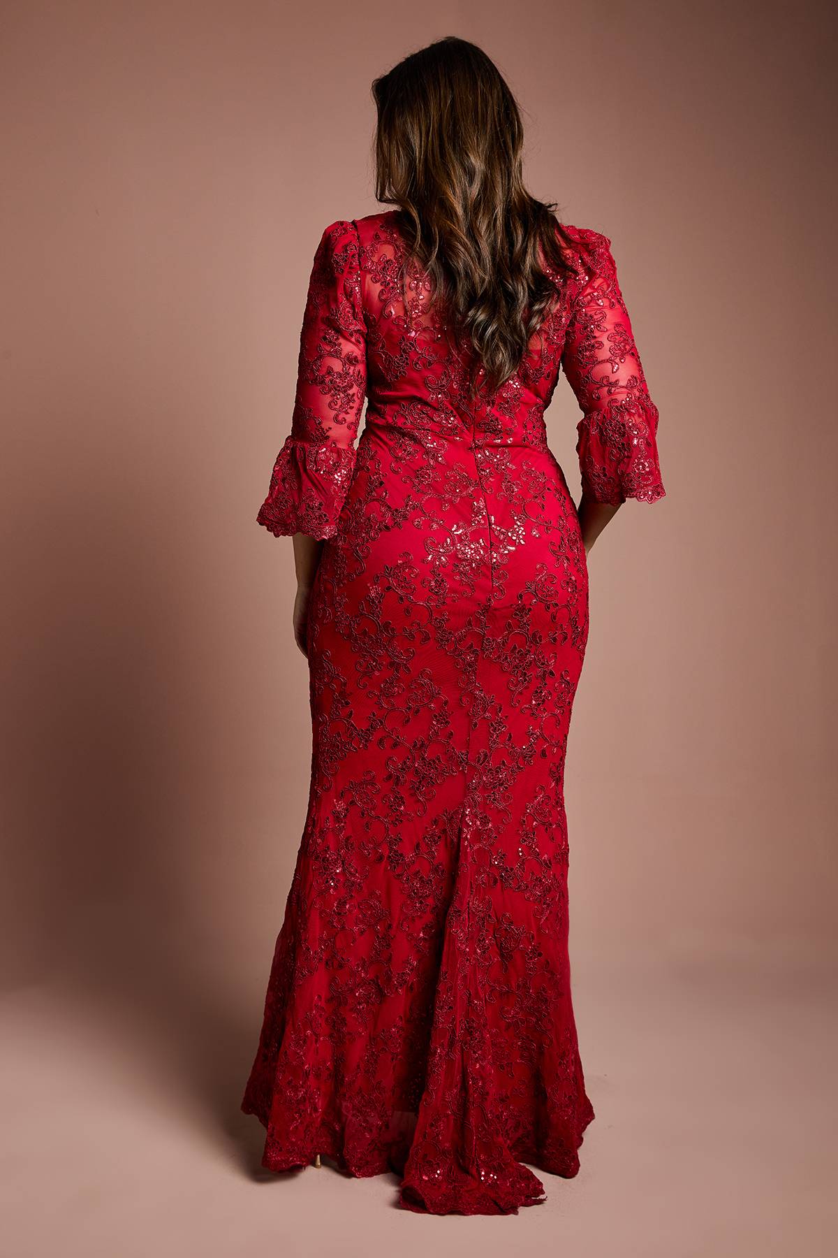 Coast Robe Maxi Moulante à Sequins Grande Taille