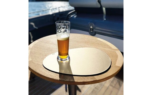 silwy® Magnet-Platzset mit Ledercoating groß