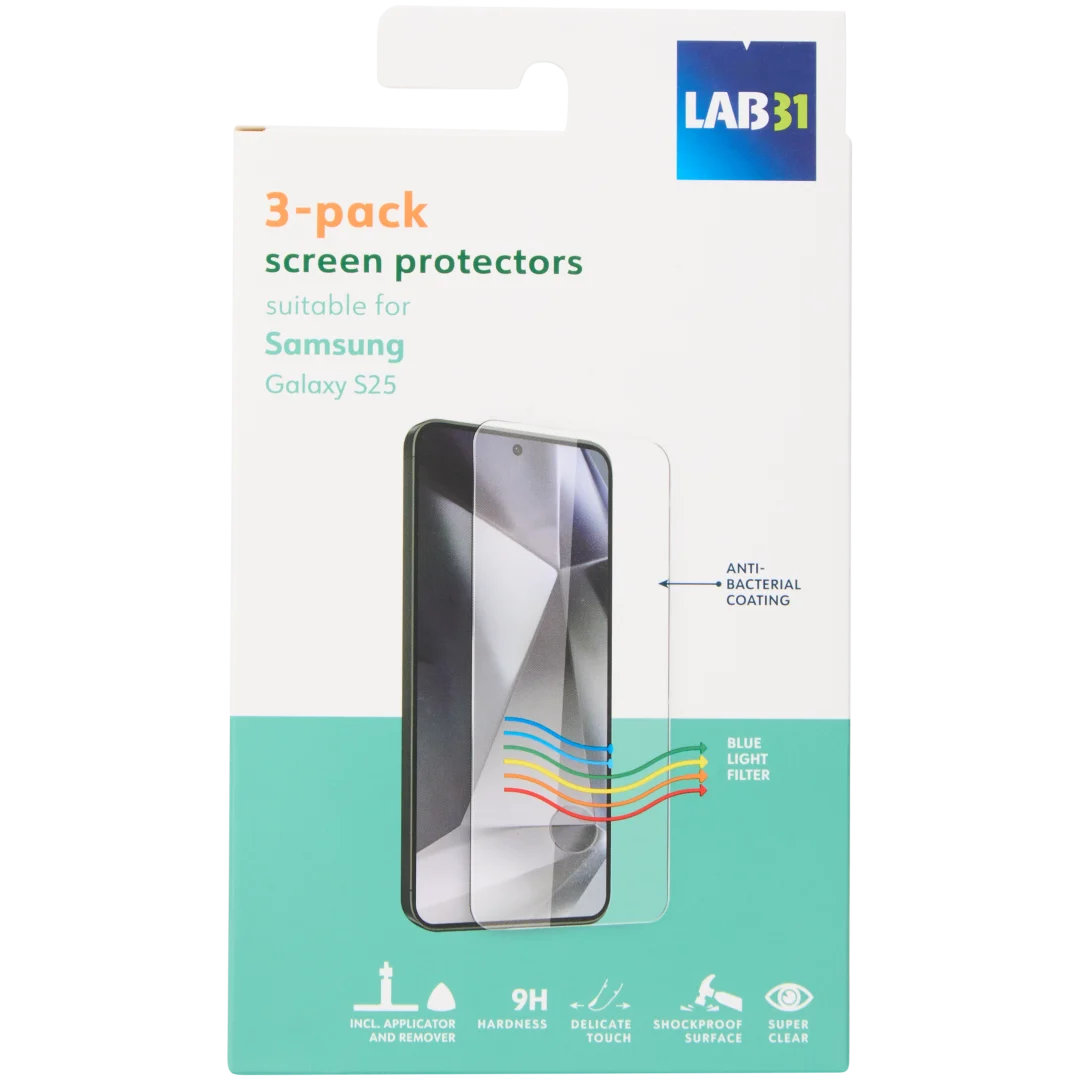 Lab31 screenprotectors 3 stuks | geschikt voor Samsung | diverse varianten