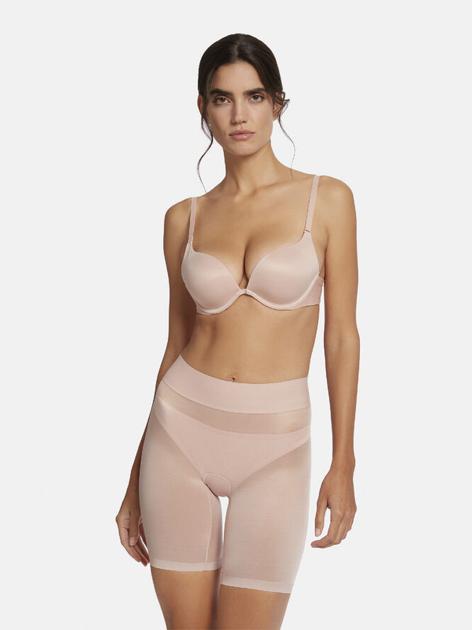 Wolford Sheer Touch Control Shorts Lyserød