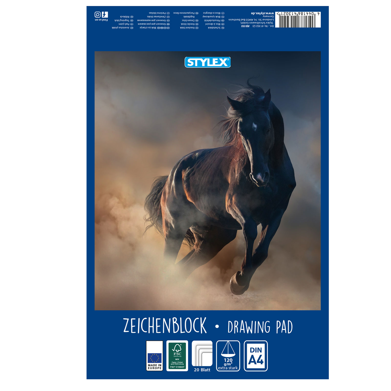 Zeichenblock - sortiert - DIN A4