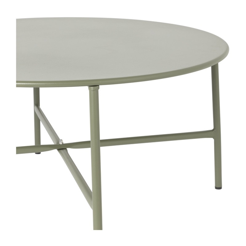 Bijzettafel Pablo groen - ø70x35 cm