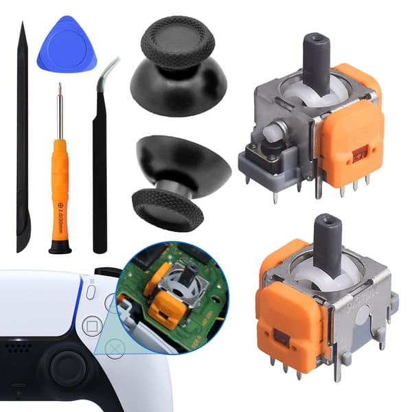 INF Erstatningssett for PS5-kontrollere Hall Sensor Joystick Model 1