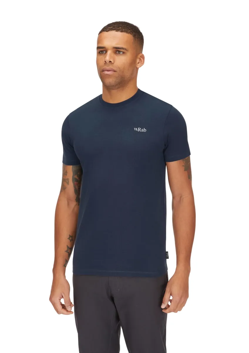 Rab Basecamp 3 Peak Tee Tempest Blue