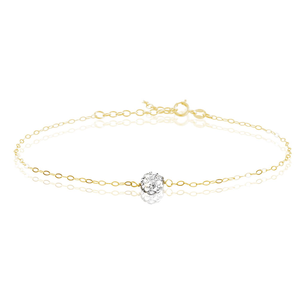 Bracelet Elyanah Or Jaune Strass
