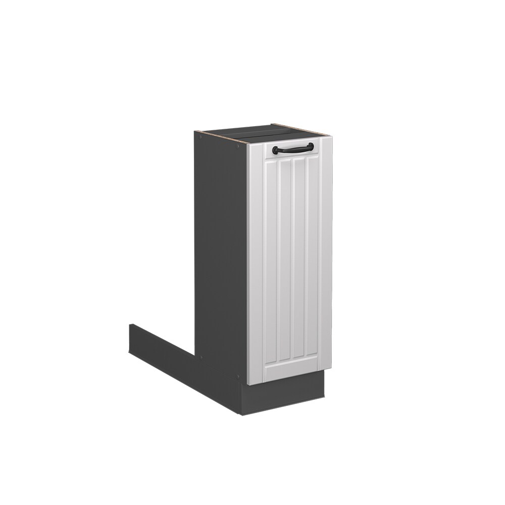 Vicco Regalinselunterschrank Küchenschrank Küchenmöbel Fame-Line Landhaus Anthrazit Weiß 30 cm Küche Einbauküche Kücheninsel Drehtür Einlegeboden Blende Küchenunterschrank Küchenzeile