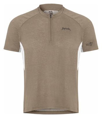 Maillot Manches Courtes Unisexe Spiuk All Terrain Beige