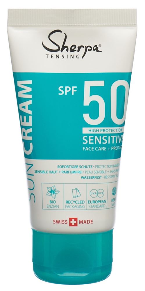 Sherpa Tensing Sonnencreme SPF 50 SENSITIVE Tb 50 ml