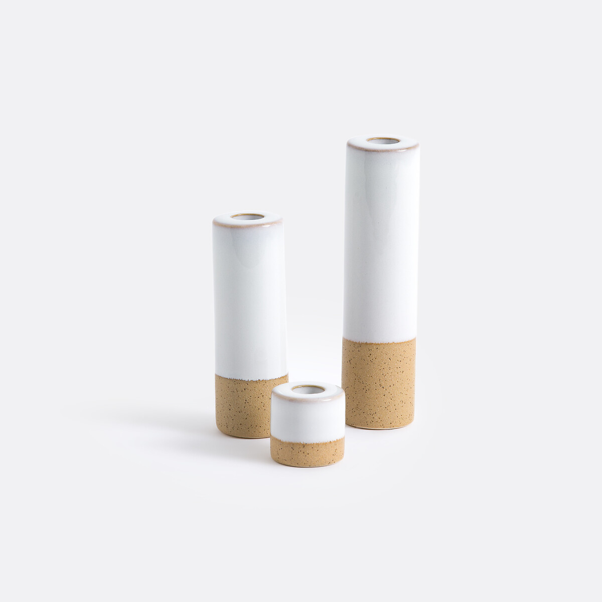 LA REDOUTE INTERIEURS<br>Castiçal de cerâmica H5 cm Zilka