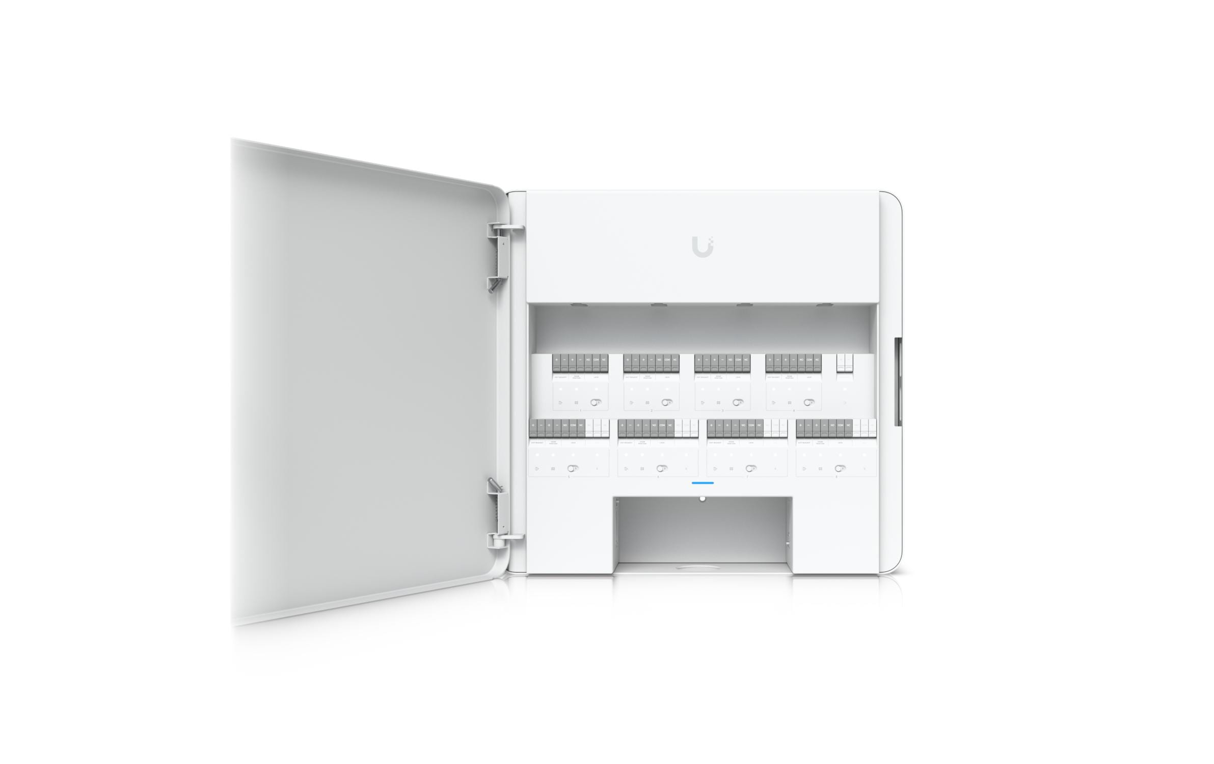 Türcontroller UniFi Enterprise Access Hub EAH-8<br>Zugangsknotenpunkt der Unternehmensklasse mit Ein- und Ausgangskontrolle für acht Türen und Batterieunterstützung