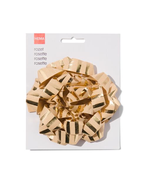 rosette cadeau or Ø 12 cm