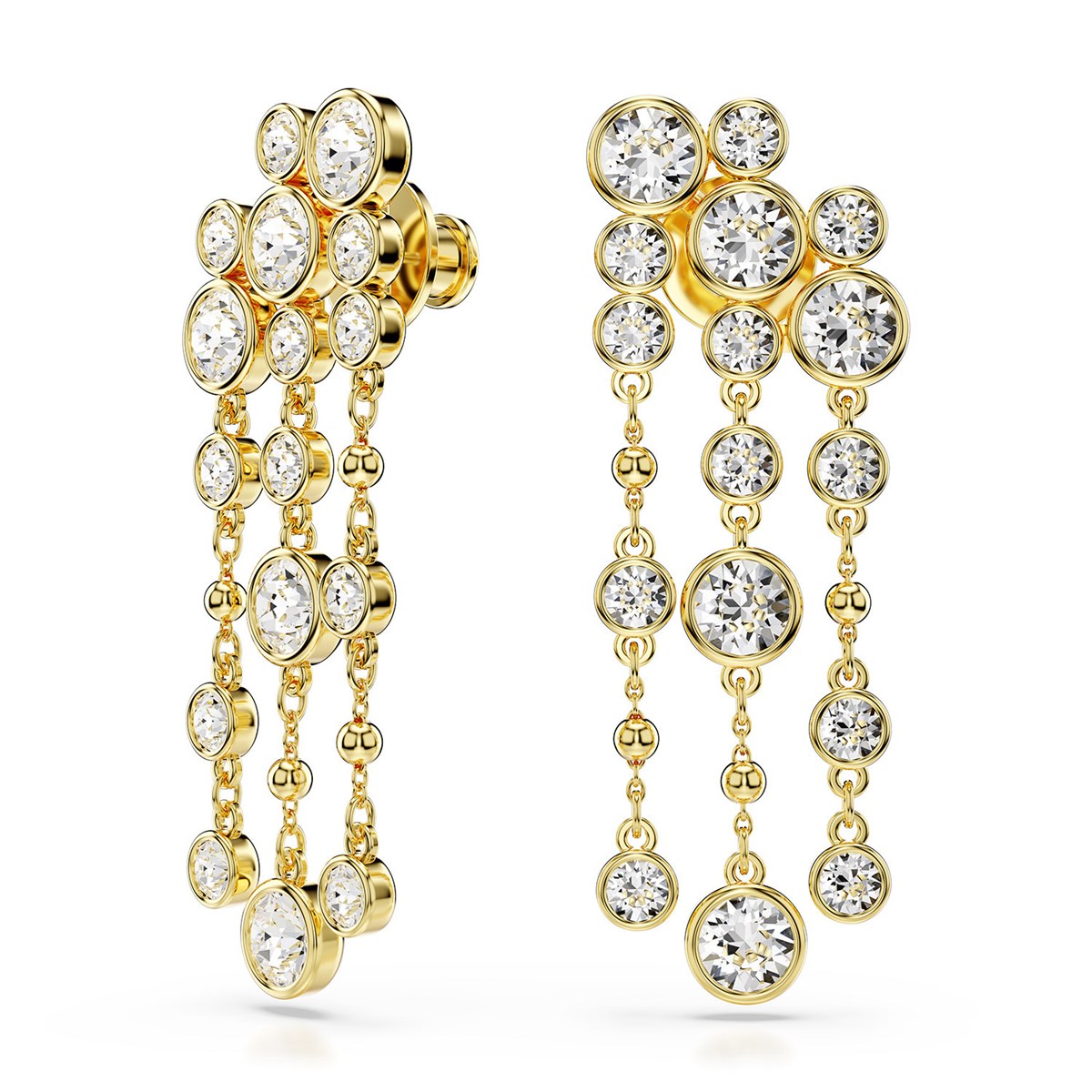Boucles d oreilles pendantes Imber3 rangs