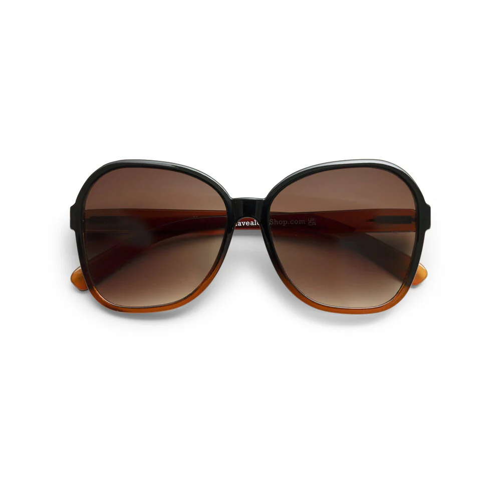 HAVE A LOOK  Butterfly solbriller - Brown/black