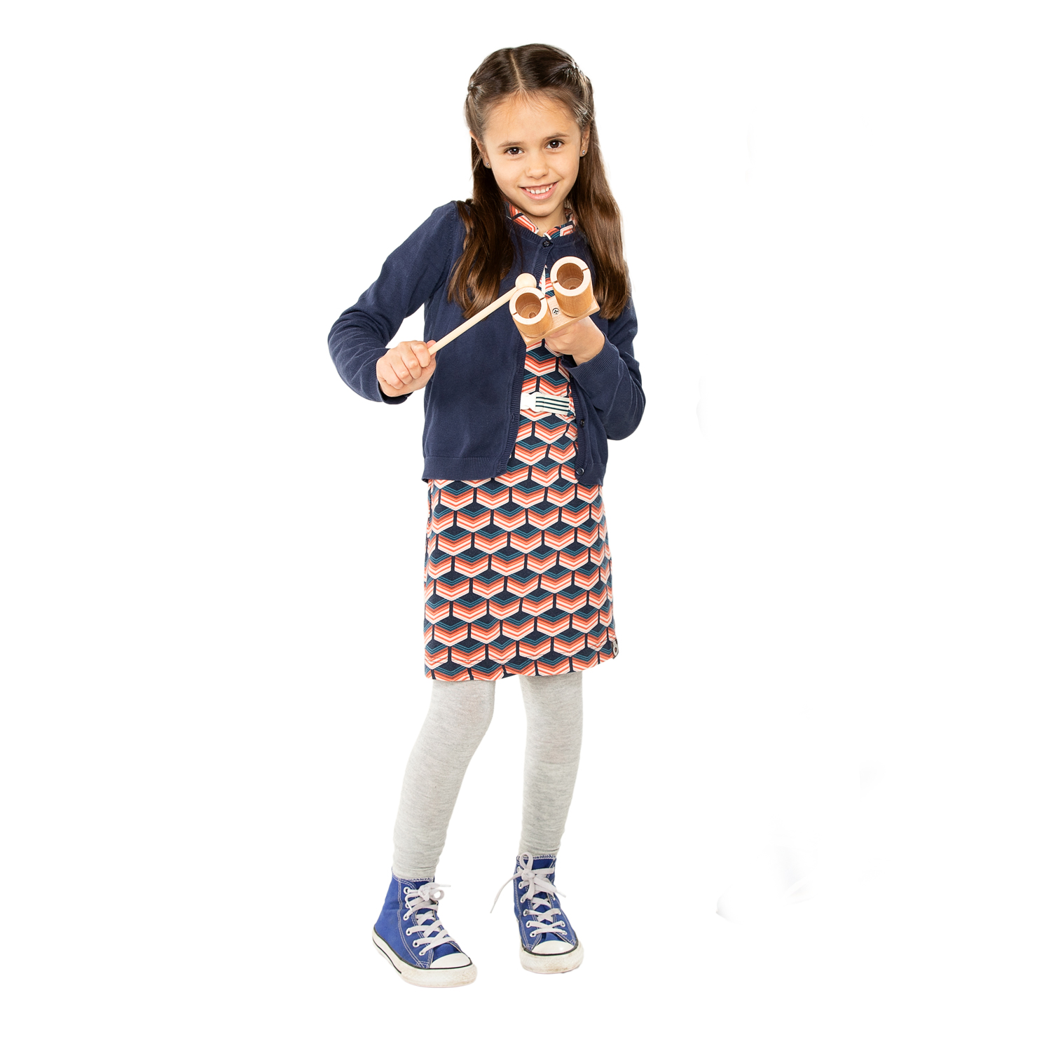 Classic World Guiro Dubbel met Stok