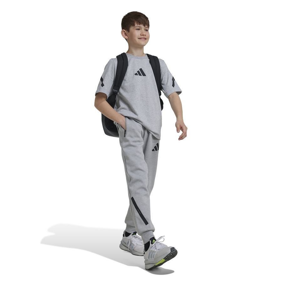 adidas Bas de Survêtement Z.N.E. Tapered - Gris/Noir Enfant