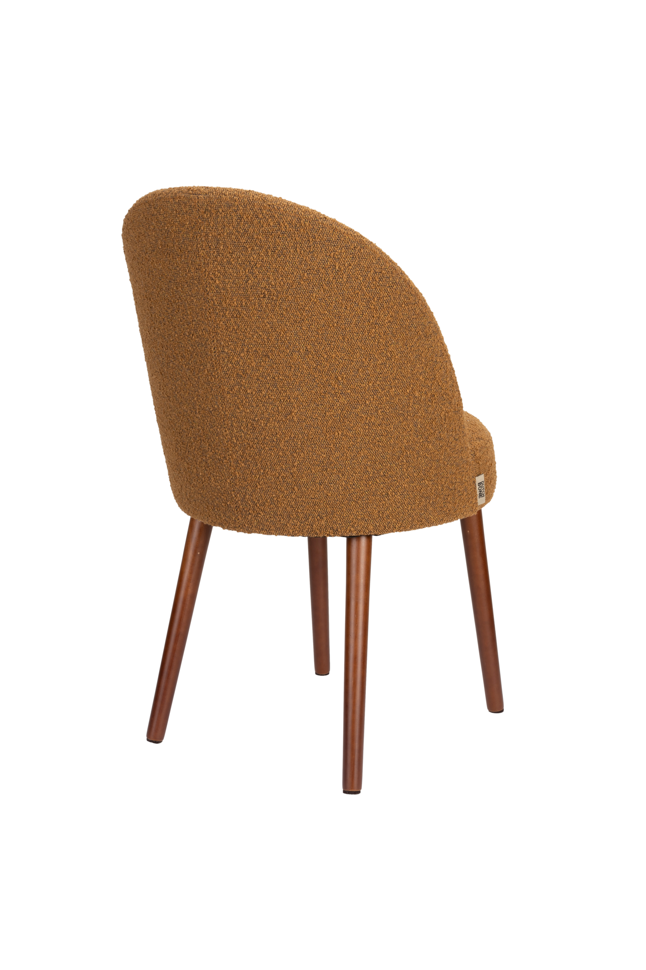 Eetkamerstoel Barbara Boucle Ochre - set van 2