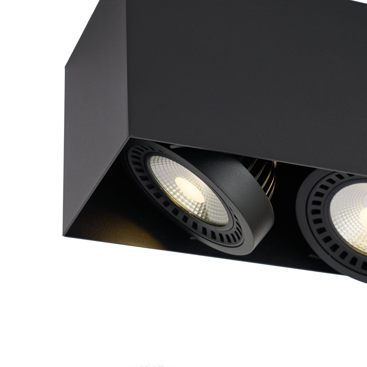 Moderne opbouw spot zwart incl. LED dimbaar 2-lichts - Dionysos